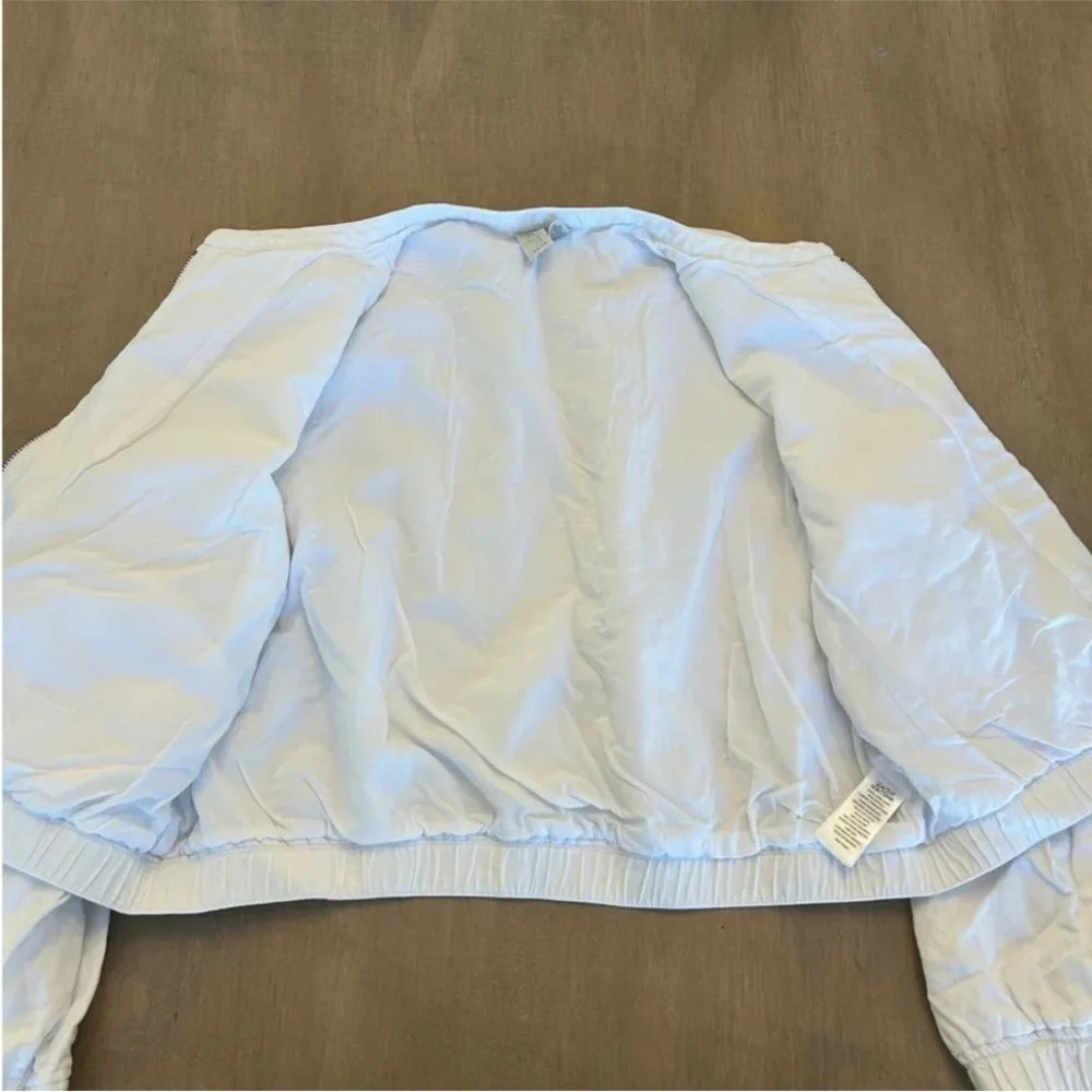 ⛱️🔥Joie - White Linen Lyocel Bomber Jacket - L